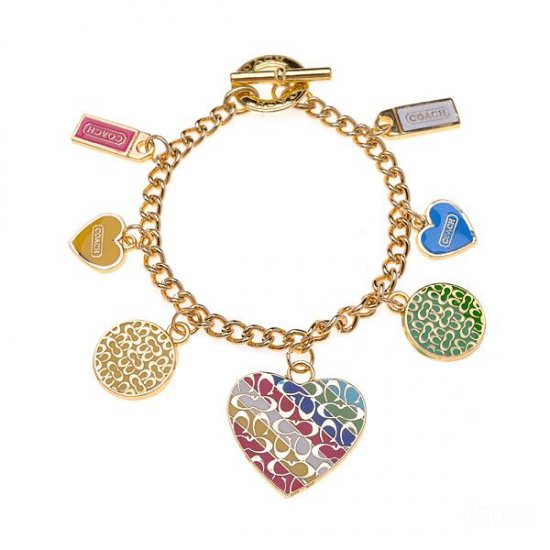 Coach Love Gold Bracelets CXC - Click Image to Close